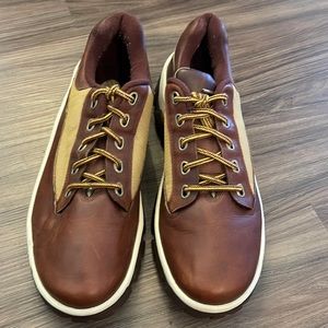 K-Swiss Brown and Tan Oxfords